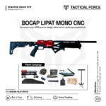 TACTICAL FORCE SENAPAN ANGIN PCP BOCAP LIPAT CNC MONOLITE 6