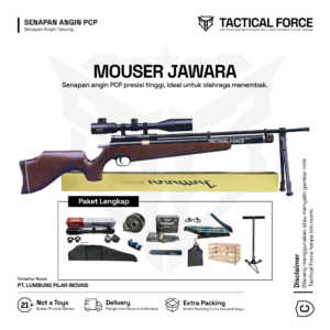 PCP MOUSER JAWARA 32 SINGLE Paket Lengkap